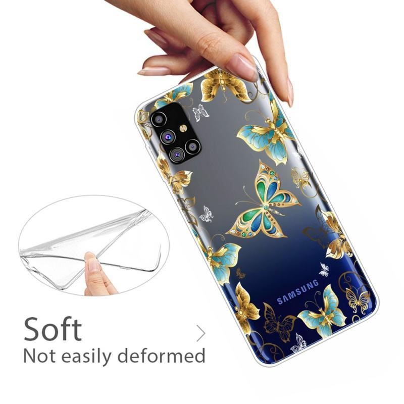 Patty zselés tok mobil Samsung Galaxy M51 - gyémánt pillangó