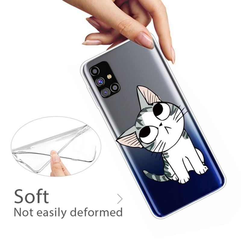 Patty zselés tok Samsung Galaxy M51 - aranyos macska