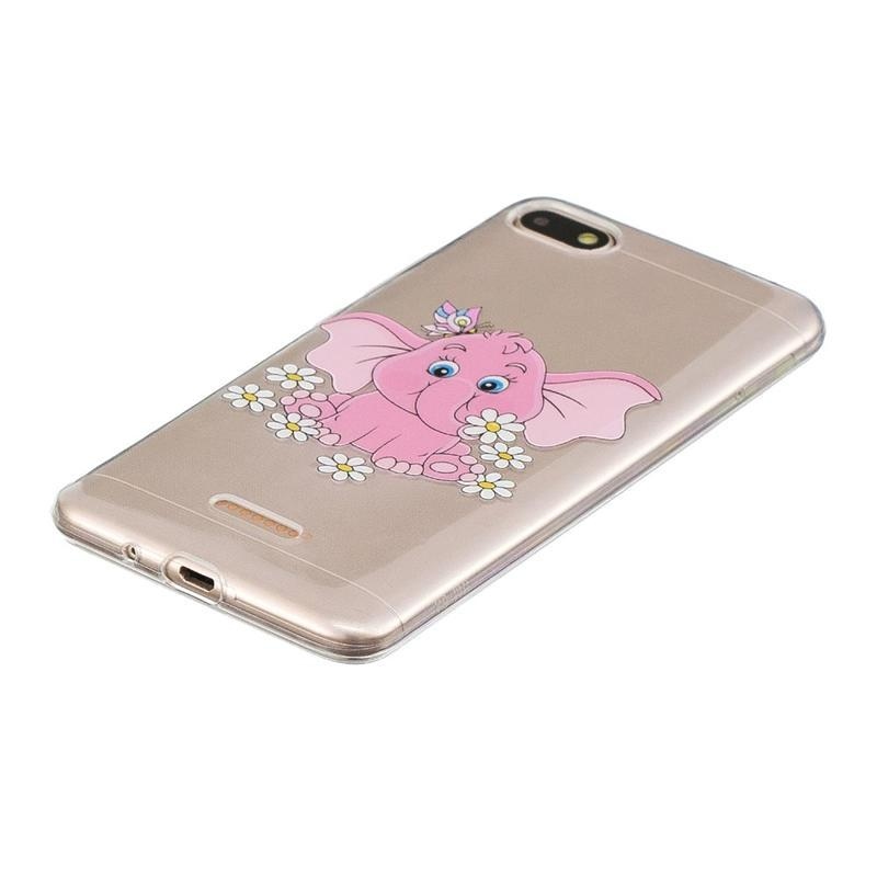 Patty gél tok Xiaomi Redmi 6A - rózsaszín elefánthoz
