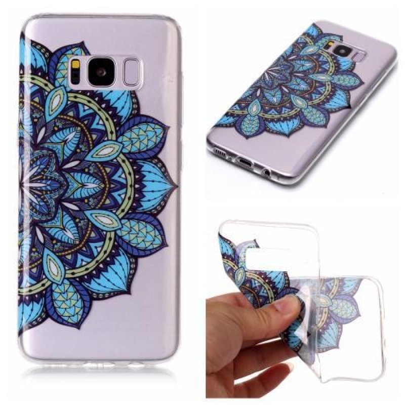 Patty zselés tok Samsung Galaxy S8 Plus készülékhez - kék mandala