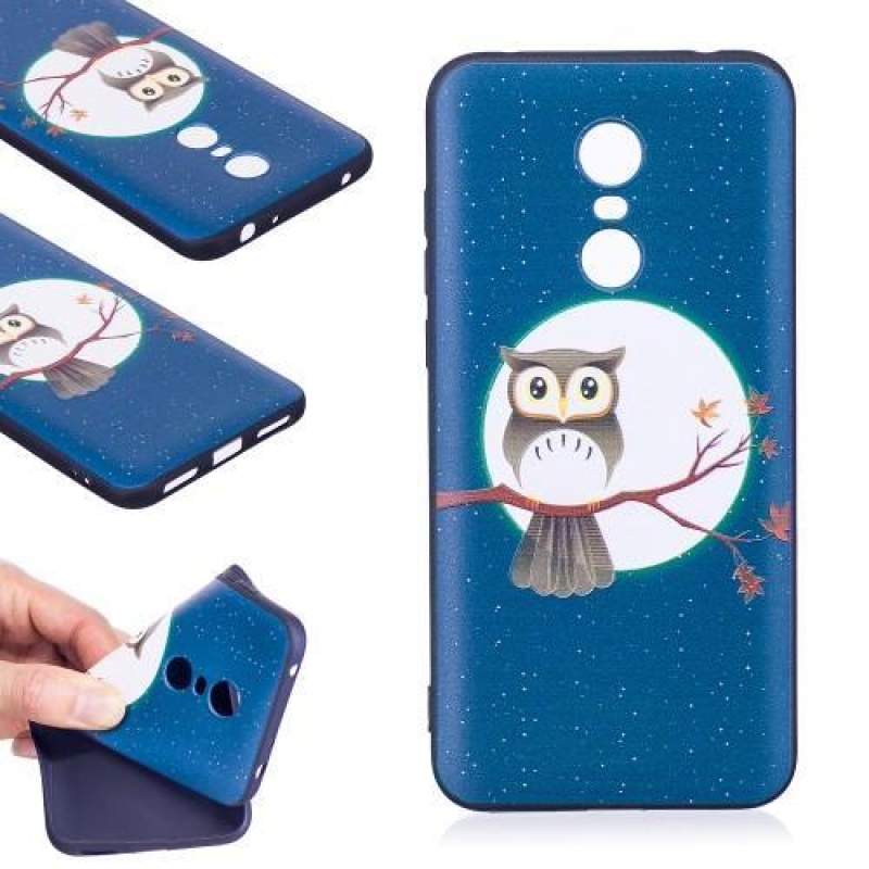 Patty zselés tok Xiaomi Redmi 5 Plus - bagoly az ágon