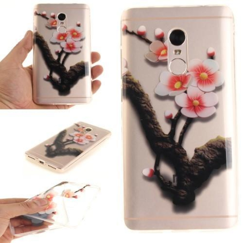 Patty zselés tok Xiaomi Redmi Note 4 - barackvirágos