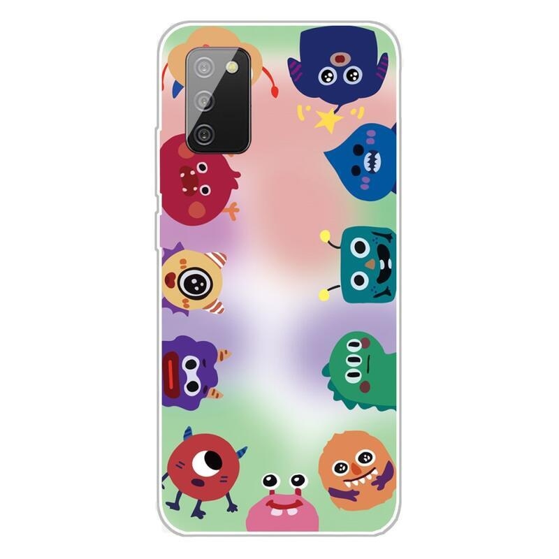 Patty zselés tok Samsung Galaxy A03s (166.6 x 75.9 x 9.1mm) - kis szörnyek