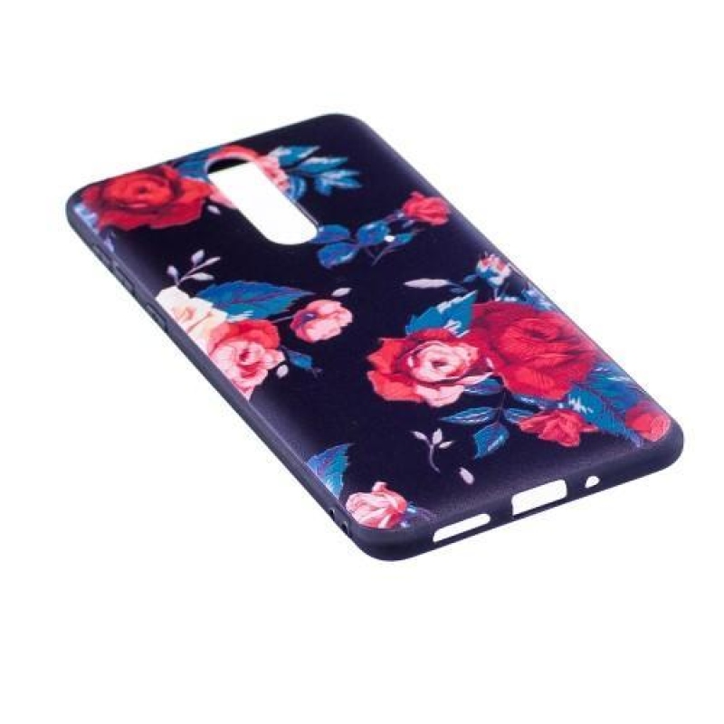 Patty zselés tok motívummal Nokia 8-hoz - virágok