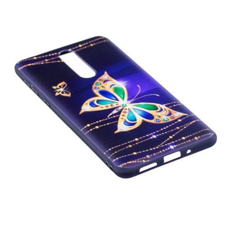 Patty zselés tok motívummal Nokia 8-hoz - magic butterfly