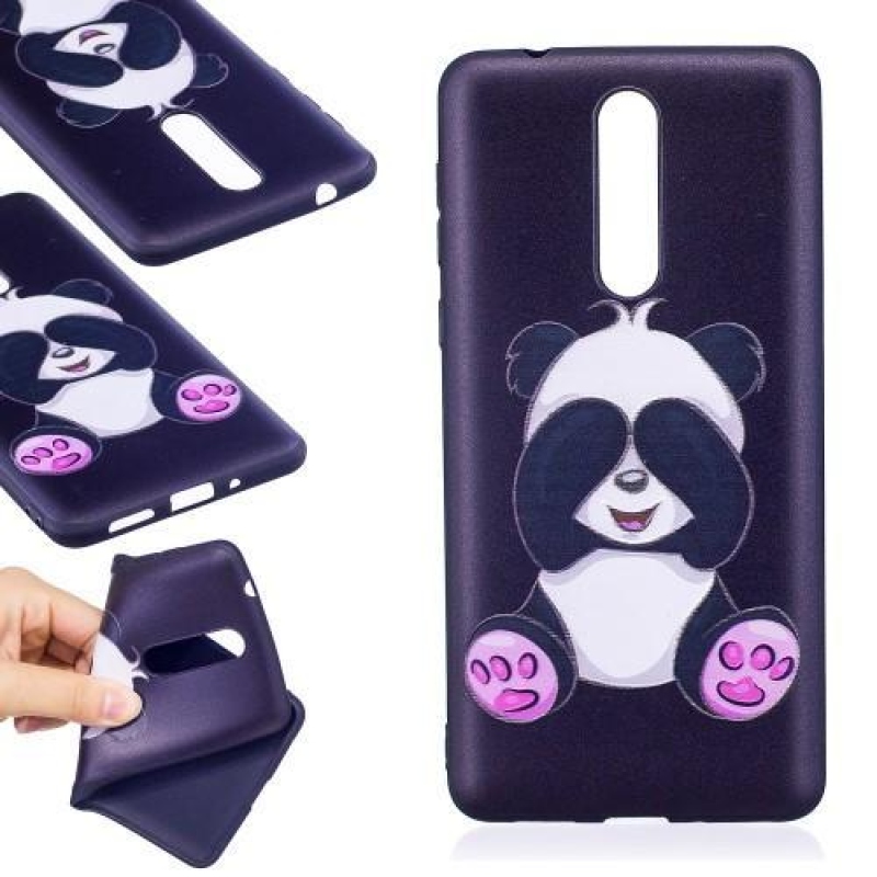 Patty zselés tok motívummal Nokia 8-hoz - panda