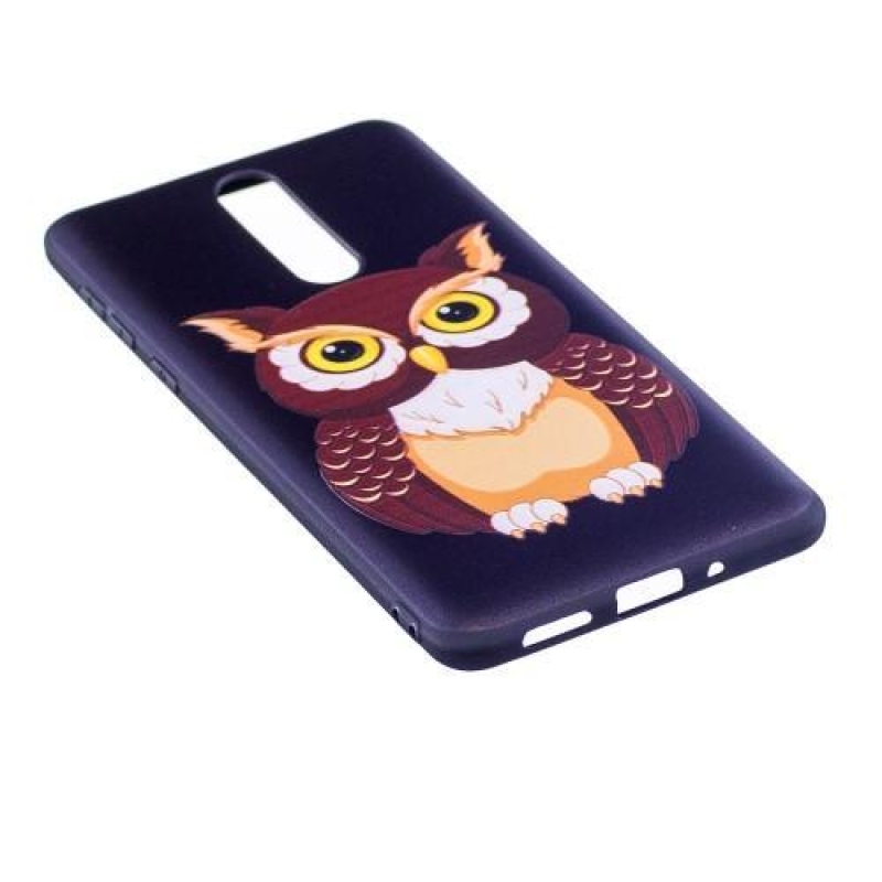 Patty zselés tok motívummal Nokia 8-hoz - bagoly