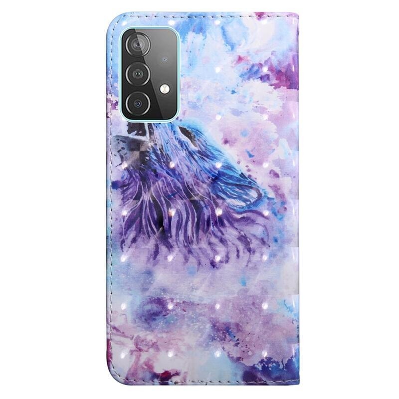 Patty pénztárca tok Samsung Galaxy A53 5G - üvöltő farkas