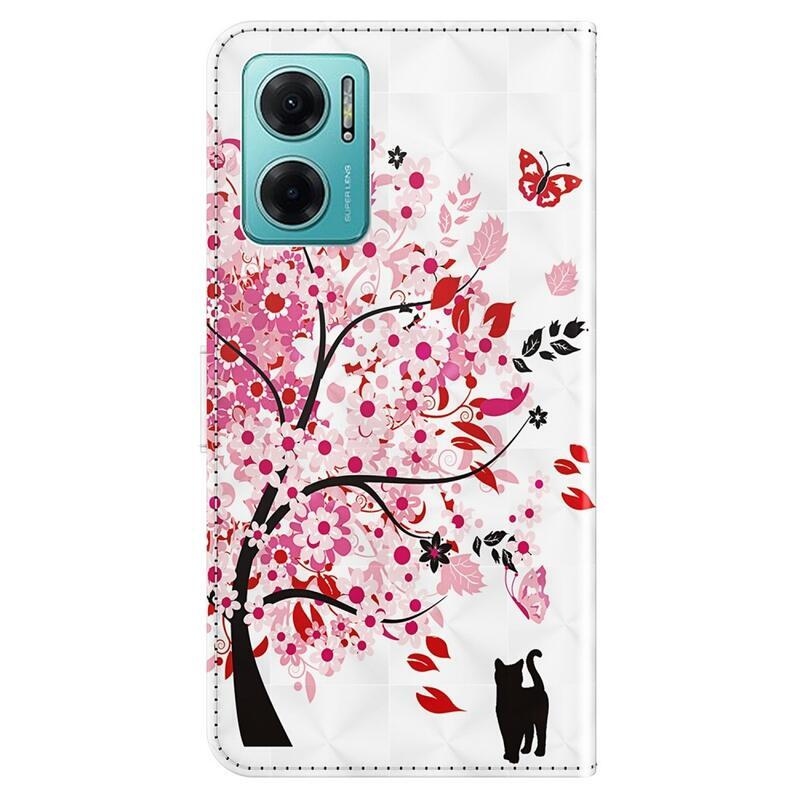 Nyomtatás pénztárca tok Xiaomi Poco M4 5G - virágzó fa