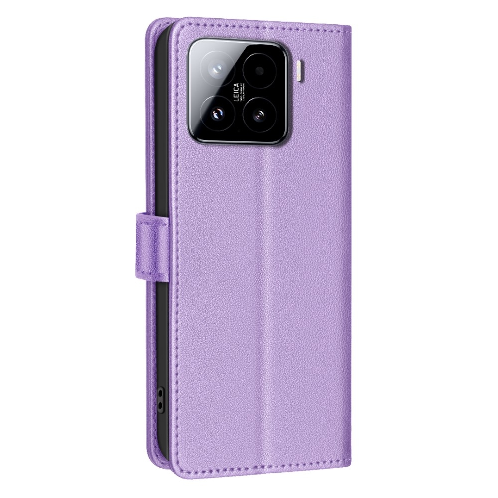 BINFEN könyv tok Xiaomi 15 Pro-hoz - lila