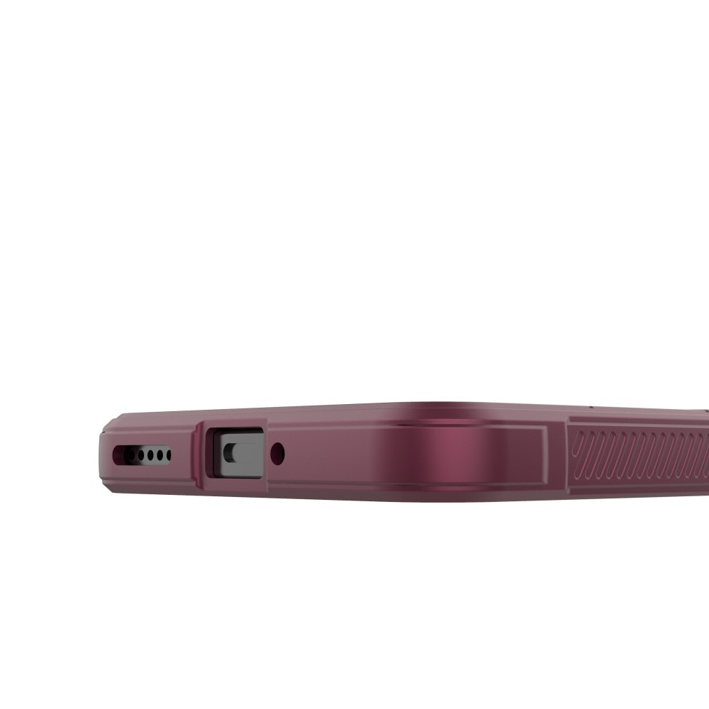 Rugg tartós zselés tok Huawei Nova 12 SE-hez - bordó színben