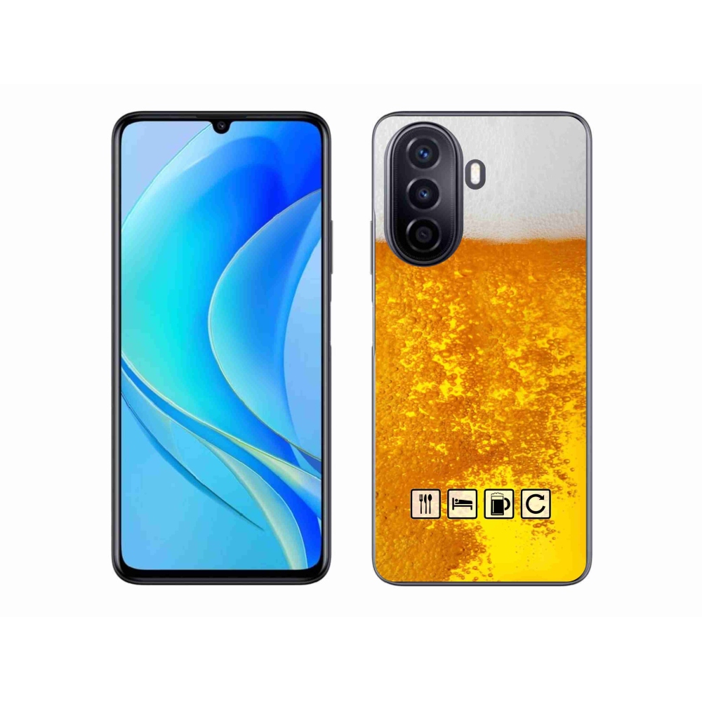 Gél borítás mmCase a Huawei Nova Y70-hez - sör motívum 3