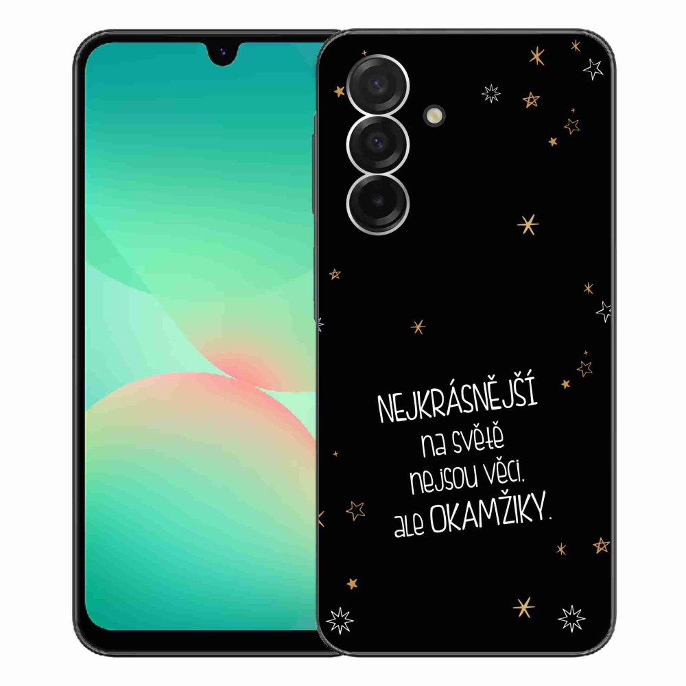 Gél borítás mmCase Samsung Galaxy A26 5G - idézem 4 fekete háttér