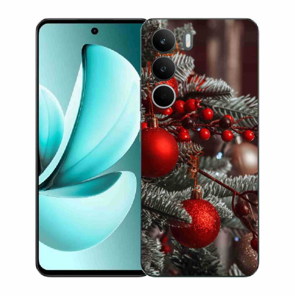 Gél borítás mmCase a Realme C71 készülékhez - Karácsonyi dekorációk 2