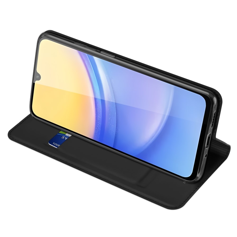 DUX könyvtáska Samsung Galaxy A16 4G/5G készülékhez - fekete