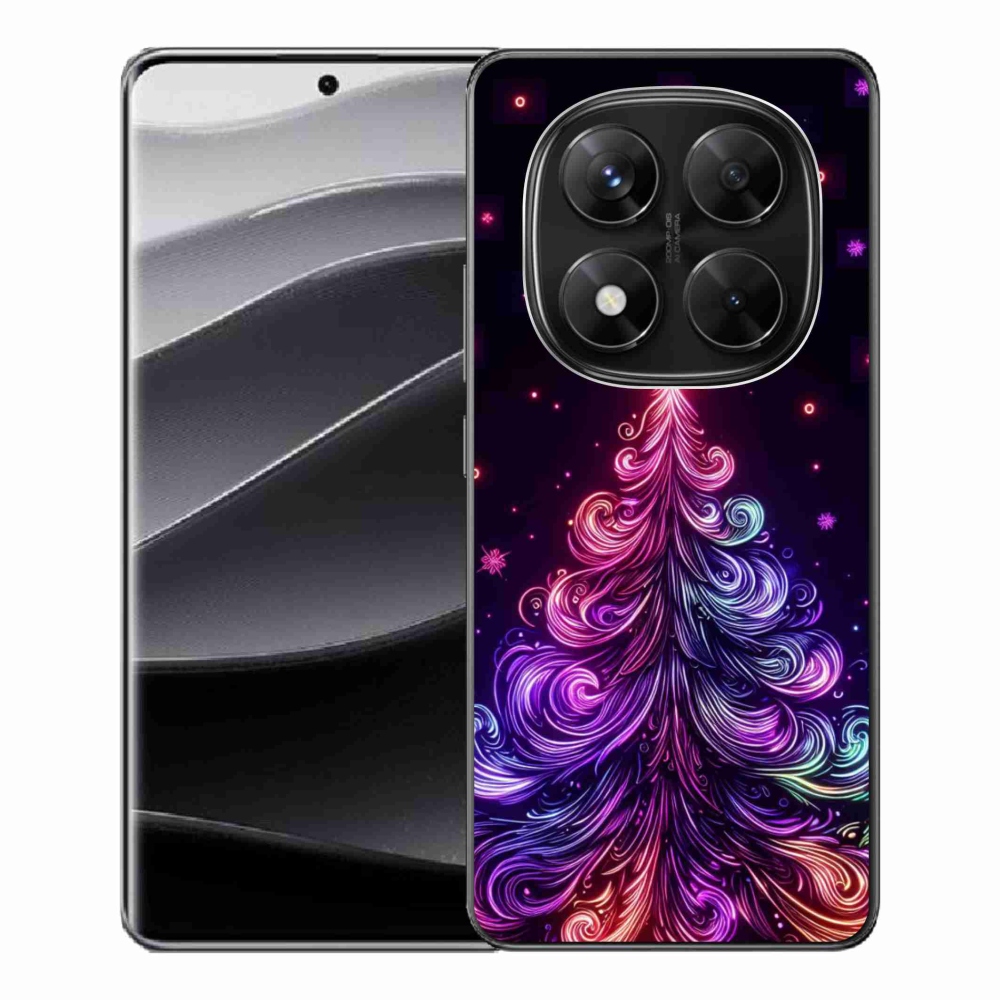 Gél borítás mmCase a Xiaomi Redmi Note 14 Pro 5G/Poco X7 5G - neon karácsonyfa 1