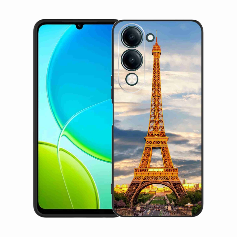 Gél borító mmCase a Vivo Y29s 5G-n - eiffel torony 3