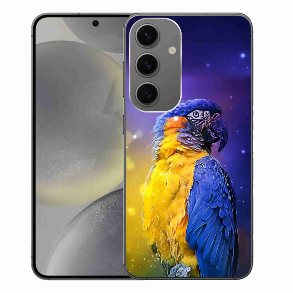 Gél tok mmCase a Samsung Galaxy S24+ készülékhez - papagáj ara 1