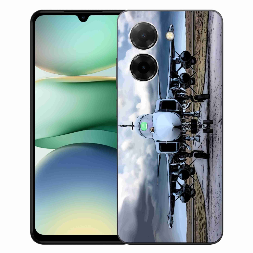 Gél borítás mmCase a Xiaomi Redmi A5 (173.45x79.35x8.45mm) - katonai repülőgépekhez