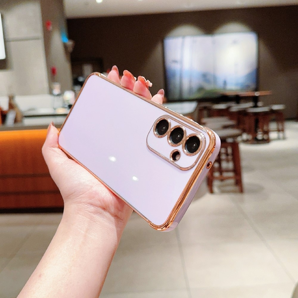 Gélkeretes tok Samsung Galaxy S25+ készülékhez - lila