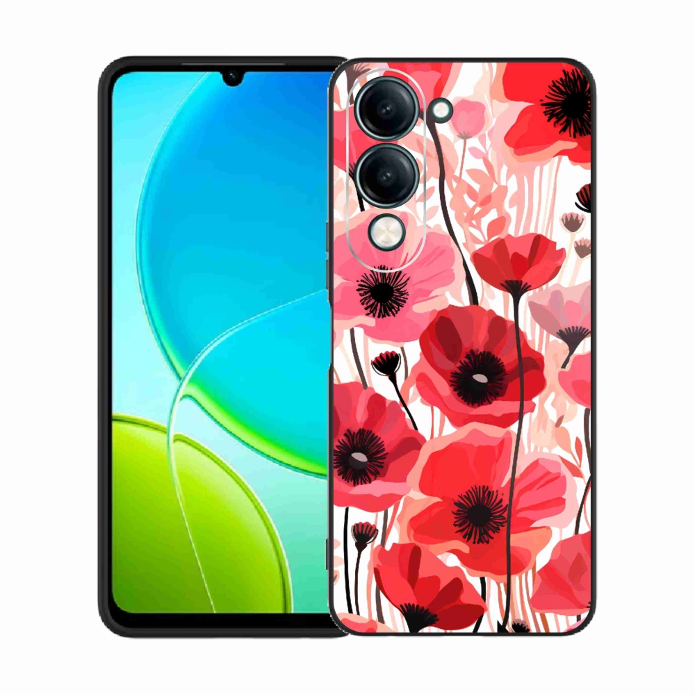 Zselés borítás mmCase a Vivo Y29s 5G készülékhez - mákos 1