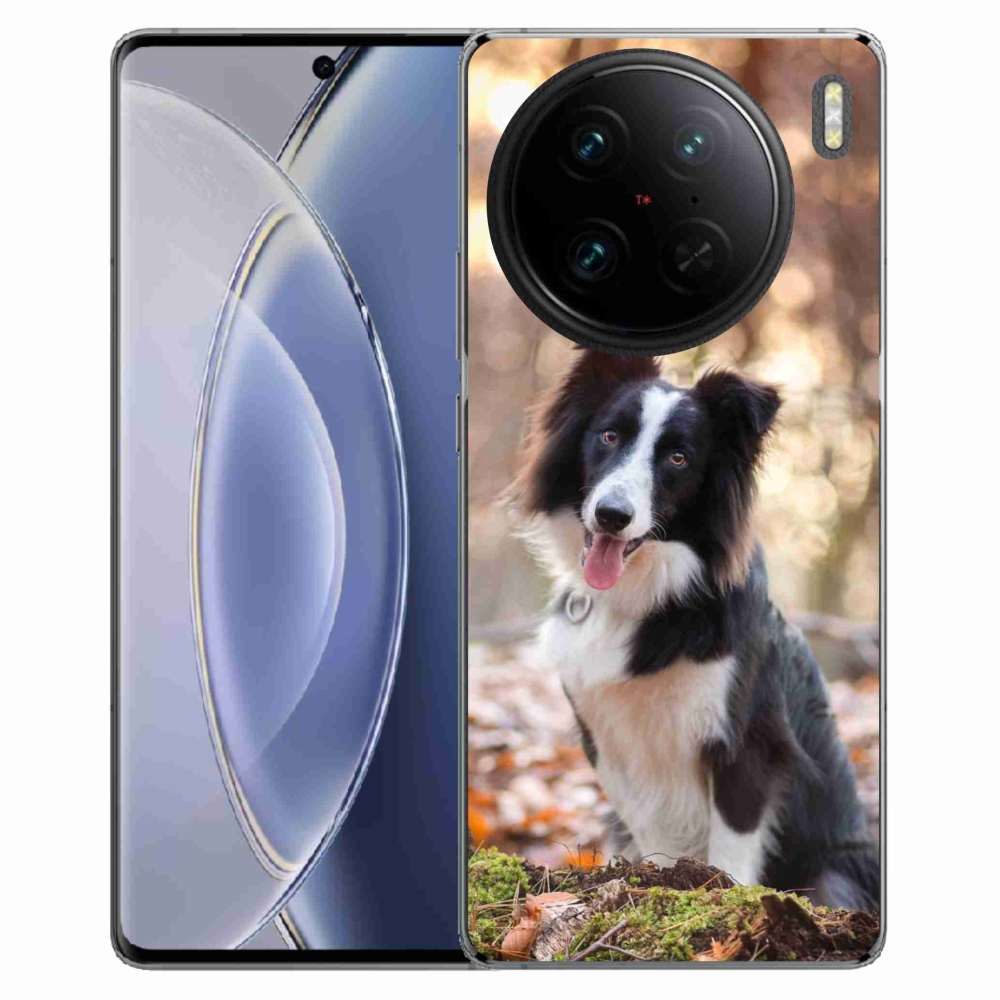 Gél tok mmCase a Vivo X90 Pro-hoz - border colie 1
