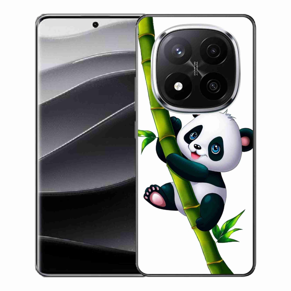 Gél borítás mmCase a Xiaomi Redmi Note 14 Pro+ 5G számára - panda a bambuszon