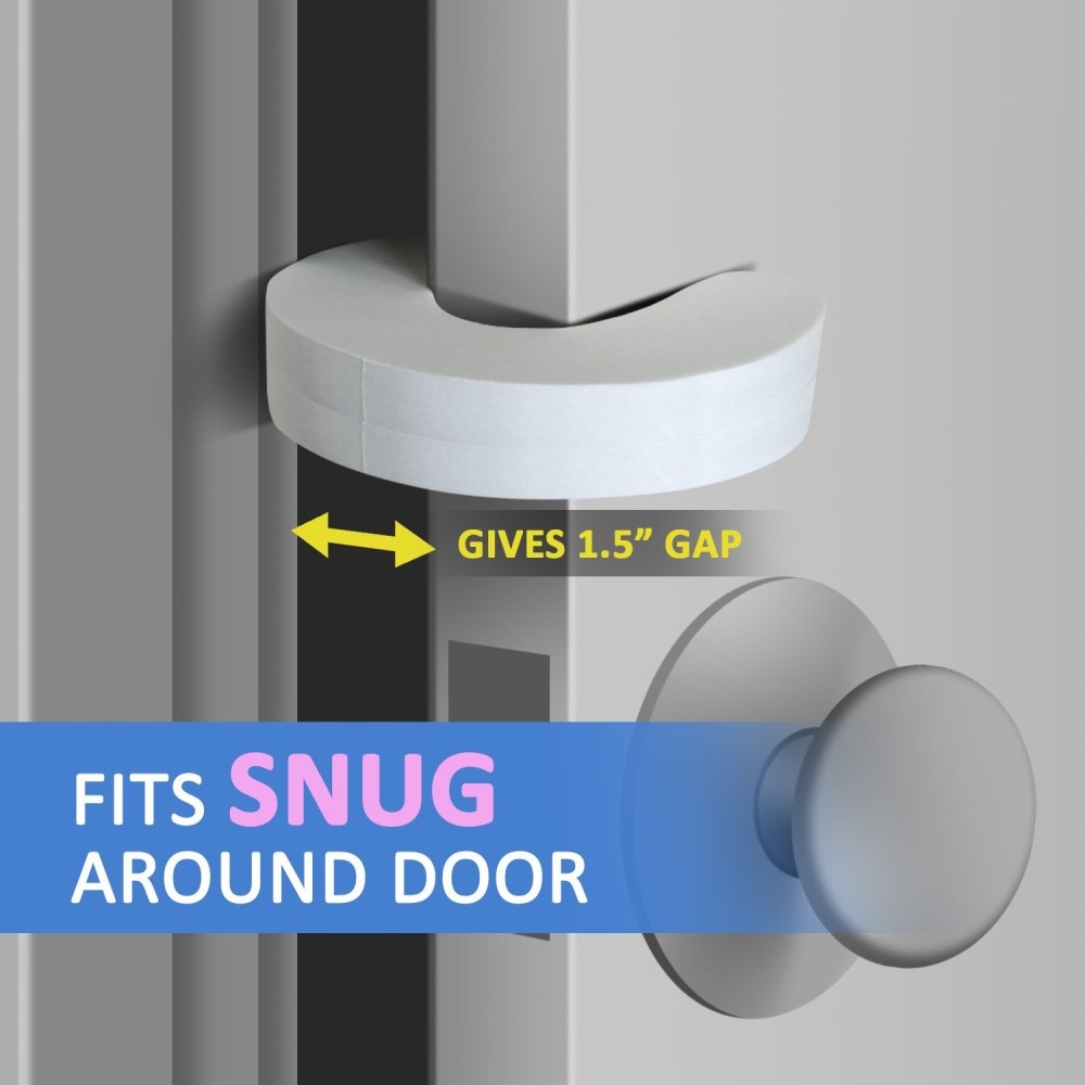 Habszivacs ajtómegálló - szürke