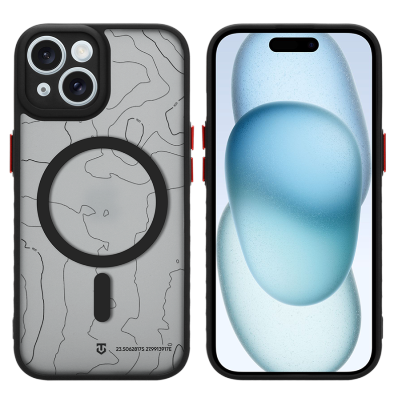Tactical MagForce Warthog tok az Apple iPhone 15-hez, Asphalt színben