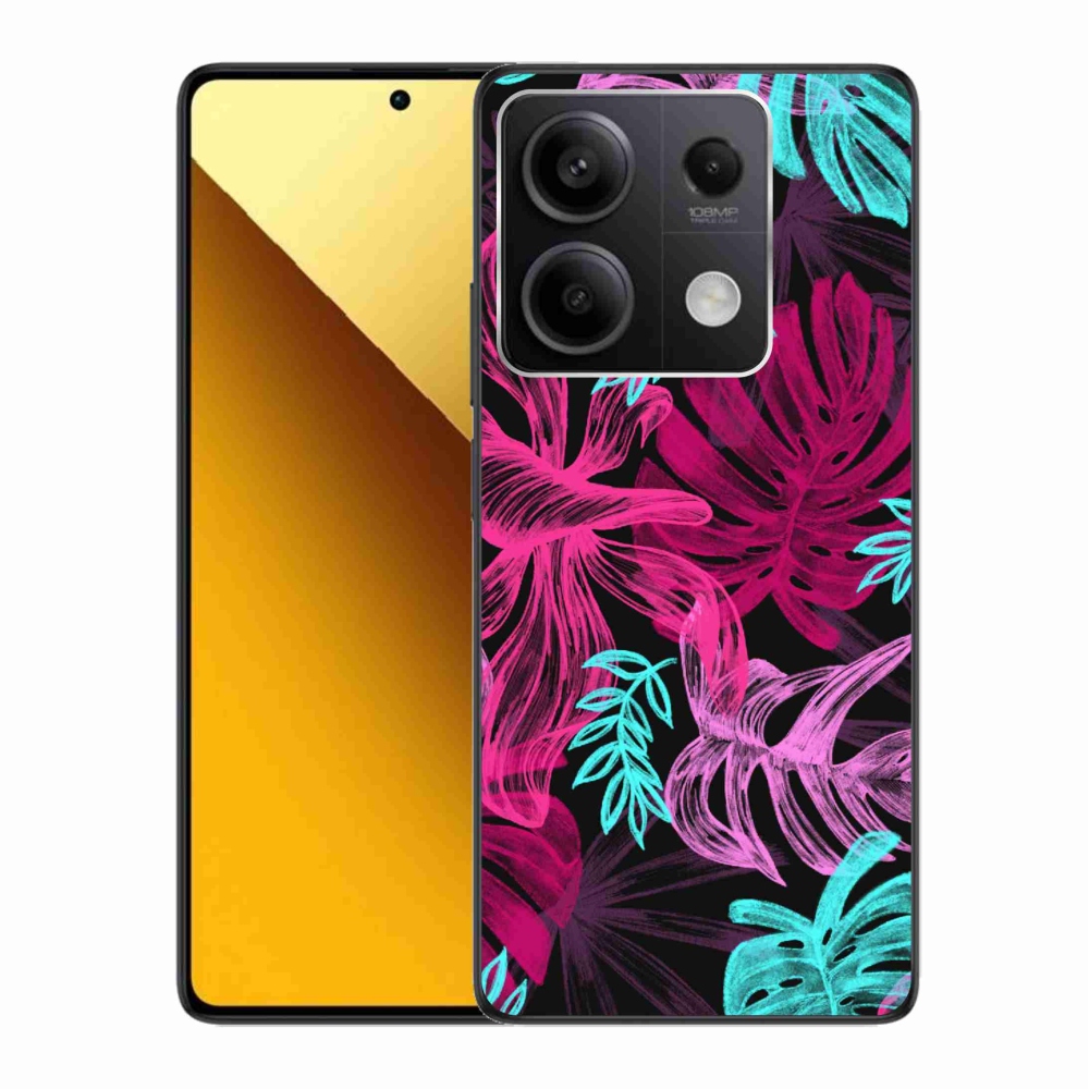 Gél borító mmCase a Xiaomi Redmi Note 13 5G számára - virágok 1