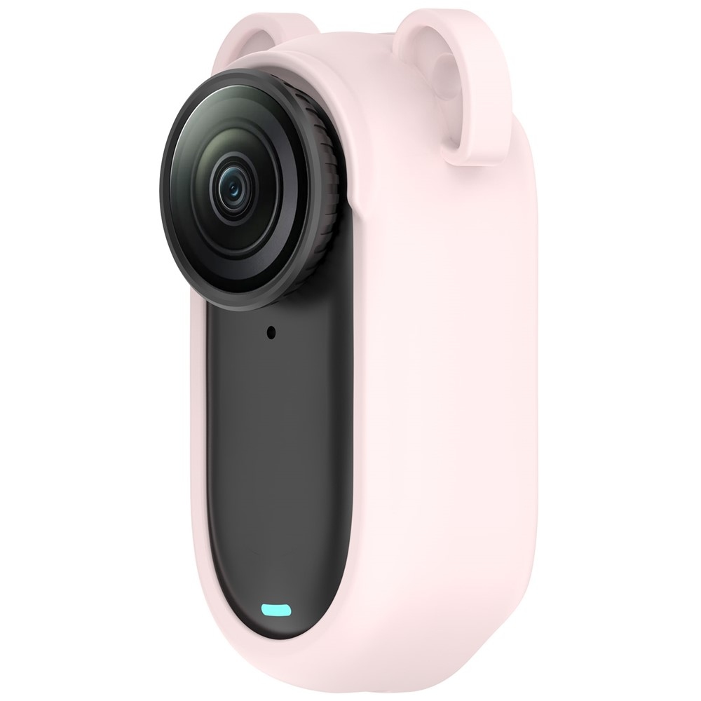 Szilikon védőtok Insta360 GO 3 / GO 3S készülékhez - világos rózsaszín