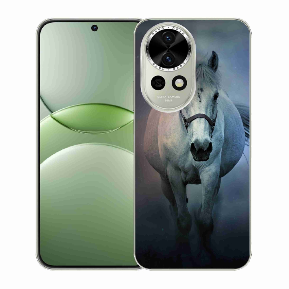 Gél borítás mmCase a Huawei Nova 13 5G-n - futó fehér ló