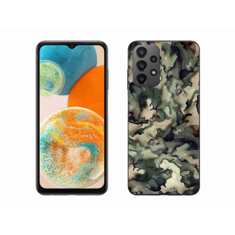 Zselés borítás mmCase Samsung Galaxy A23 4G/5G - terepszínű minta 9