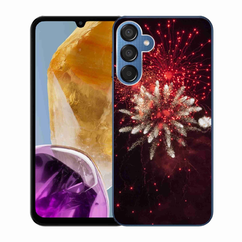 Gél borítás mmCase Samsung Galaxy M15 5G - tűzijátékhoz
