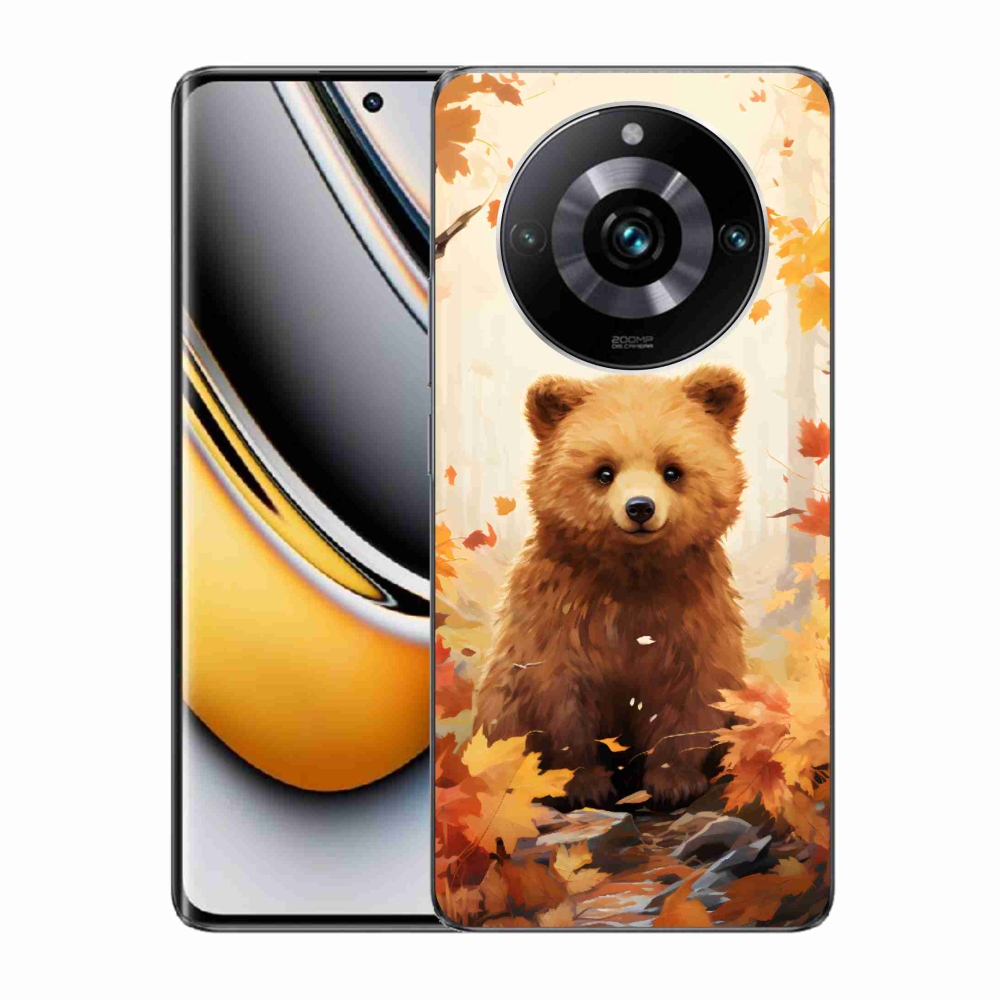 Zselés borítás mmCase a Realme 11 Pro/11 Pro+ készülékhez - medve az erdőben