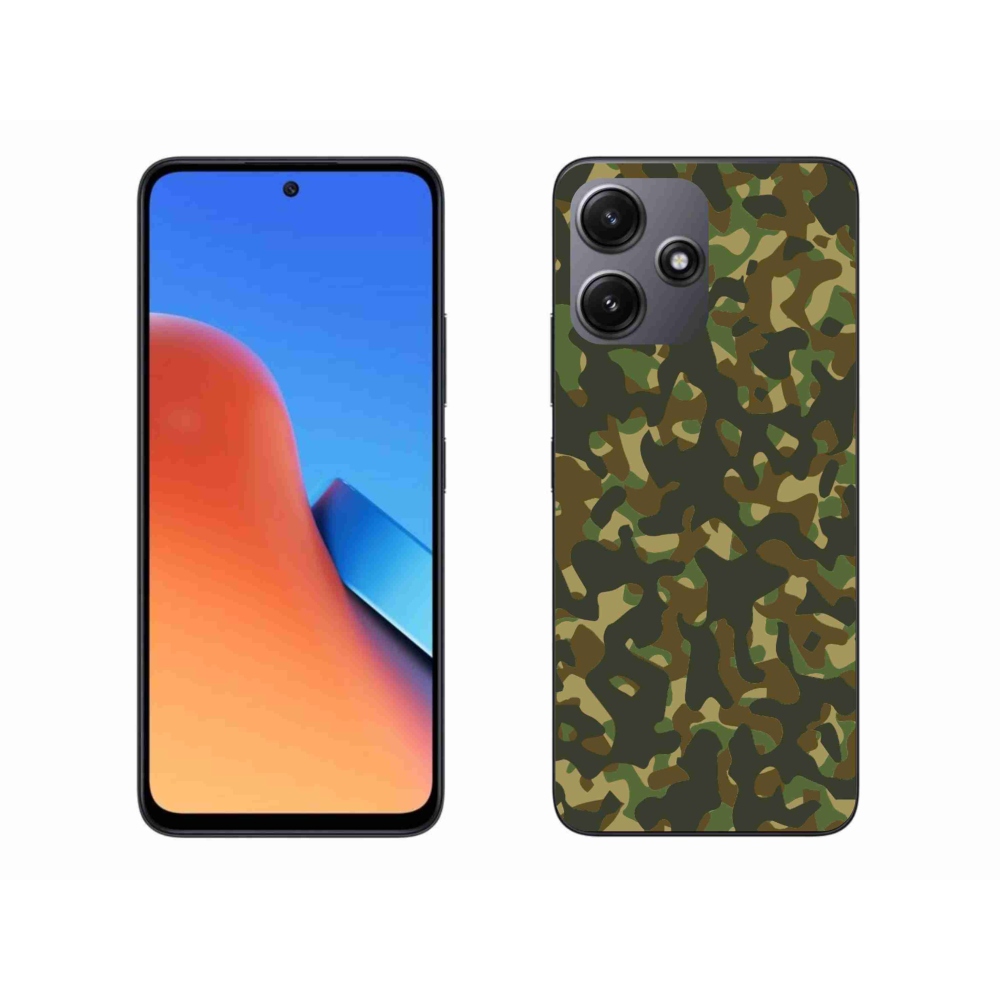 Gél borítás mmCase a Xiaomi Redmi 12 5G-hez - álcázó minta 1