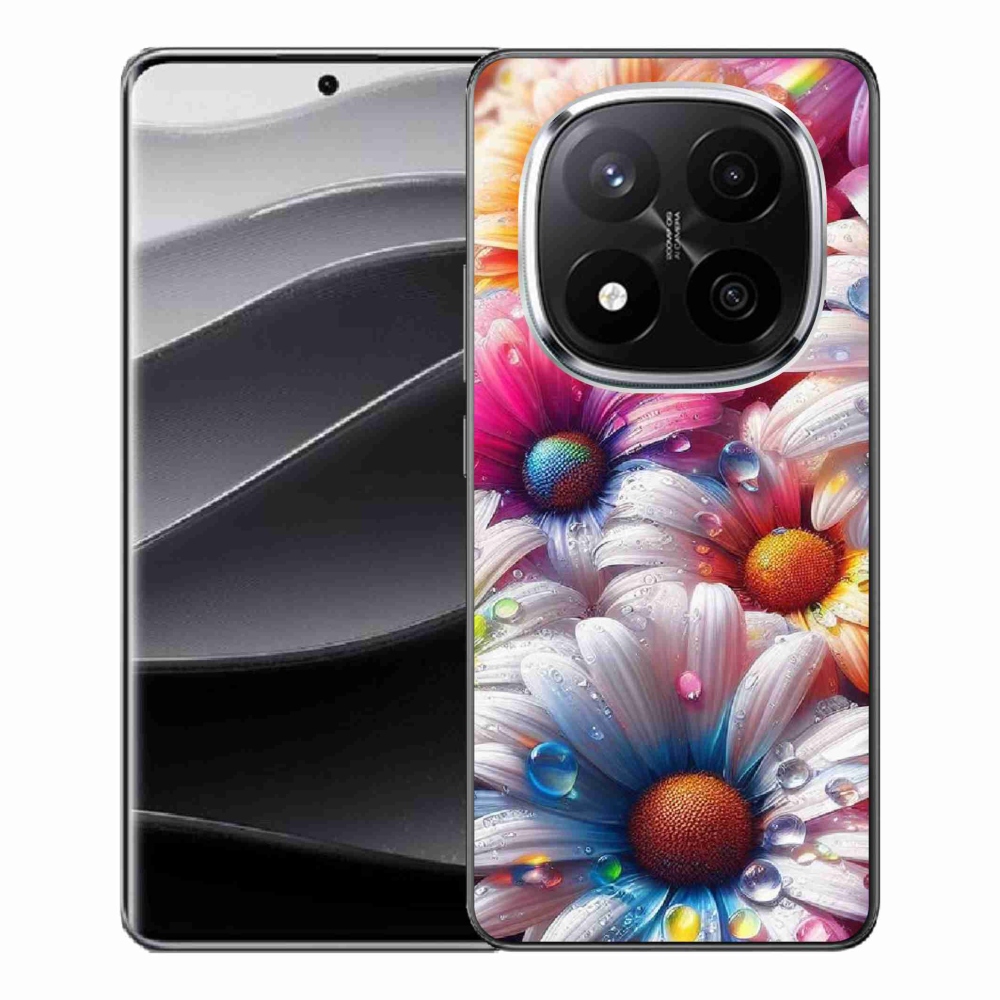 Gél borítás mmCase a Xiaomi Redmi Note 14 Pro+ 5G számára - színes százszorszépek