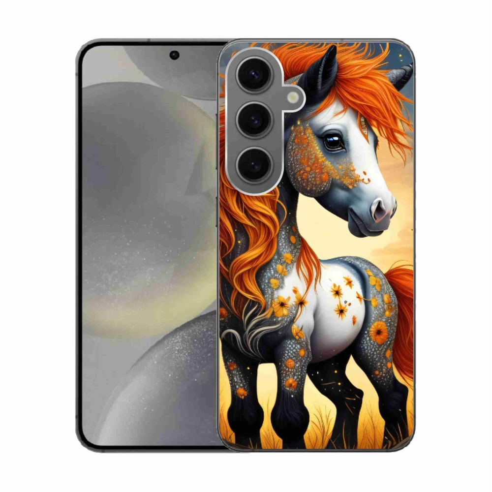 Zselés borítás mmCase Samsung Galaxy S24 készülékhez - színes póni