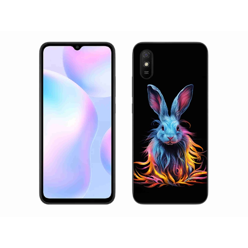 Gél borító mmCase a Xiaomi Redmi 9AT számára - absztrakt nyúl