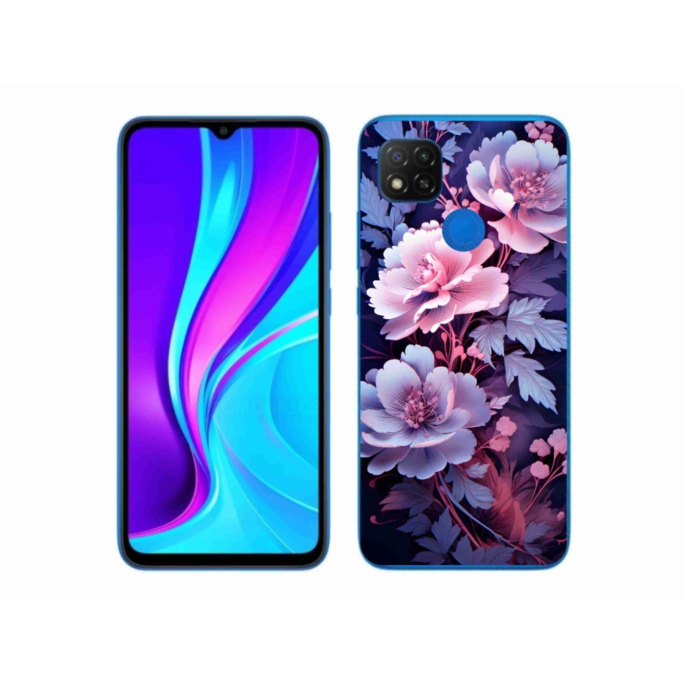 Gél borító mmCase a Xiaomi Redmi 9C - virágok 11