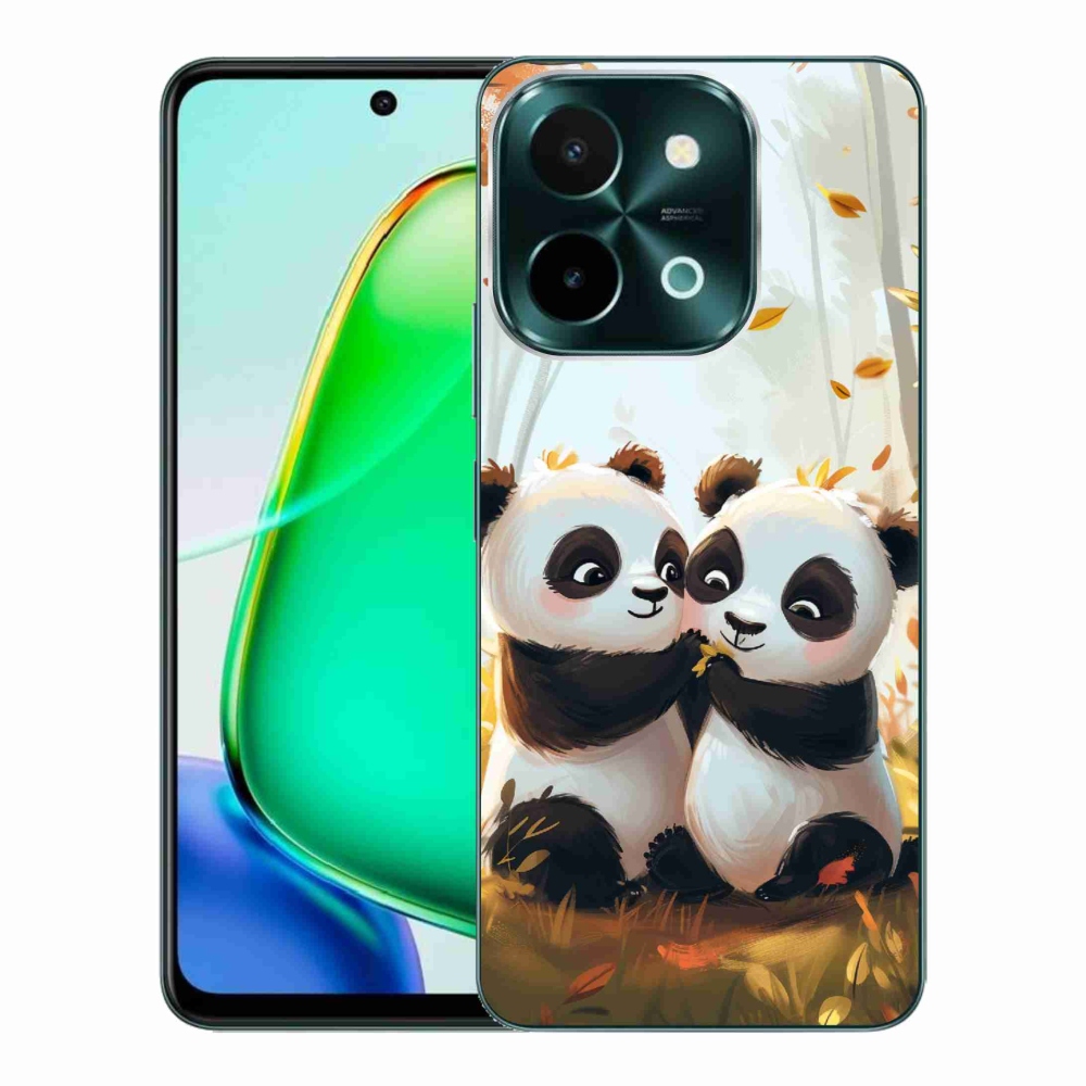 Zselés borítás mmCase a Vivo Y28-hoz - pandák