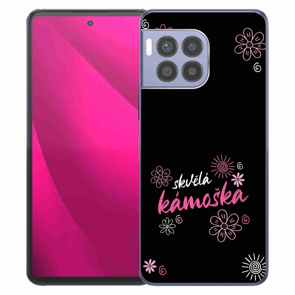 Zselés borítás mmCase a T-Mobile T Phone 2 Pro készülékre - nagyszerű haver fekete háttérrel