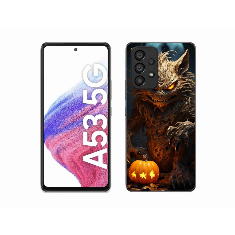 Gél borítás mmCase Samsung Galaxy A53 5G - Halloween szörny - Samsung Galaxy A53 5G - Halloween szörny