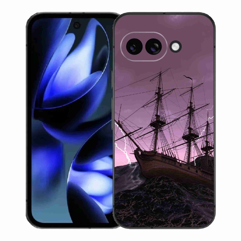 Gél borítás mmCase a Google Pixel 9a számára - hajó a viharban