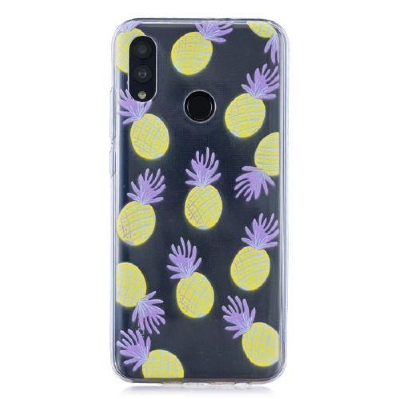 Kép szilikon borítás Honor 10 Lite és Huawei P Smart (2019) készülékhez - ananász