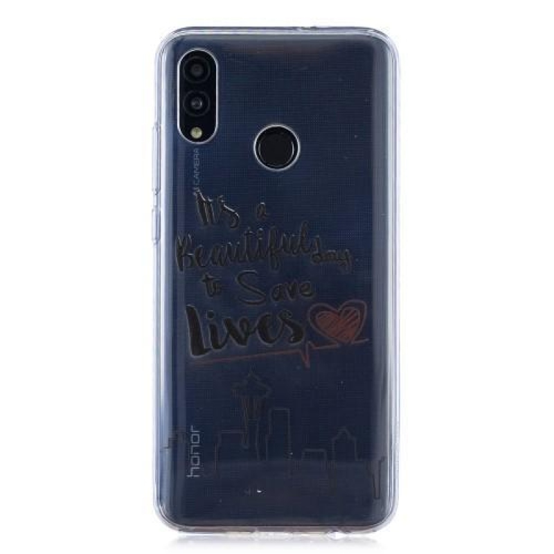 Kép szilikon borítás Honor 10 Lite és Huawei P Smart (2019) - szép nap