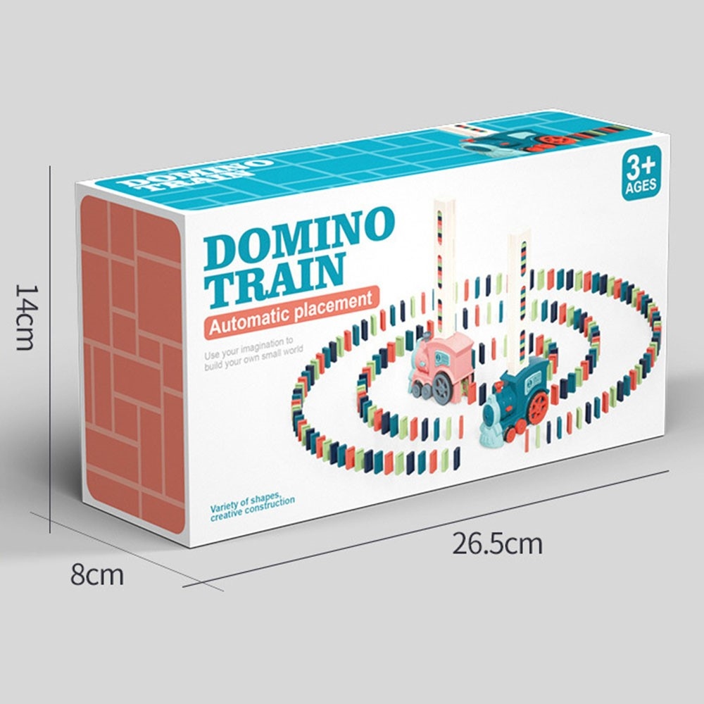 60 darabos elektromos dominóvonat fénnyel és hanggal