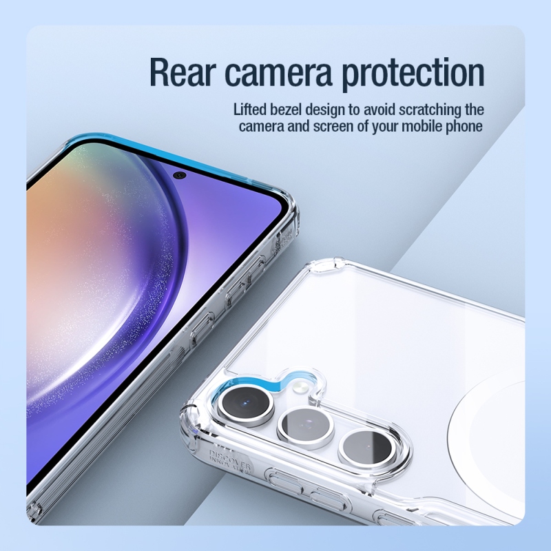 Nillkin Nature TPU PRO mágneses borító Samsung Galaxy A55 5GTransparenthez