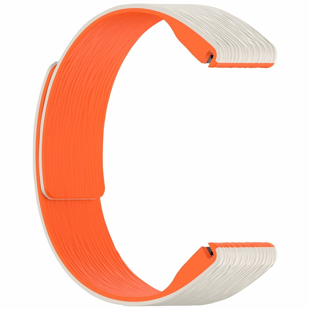 Pins szilikon karkötő a Garmin Fenix 8 Pro 47 mm-es/Fenix 8 47 mm-es modellekhez – bézs/narancssárga