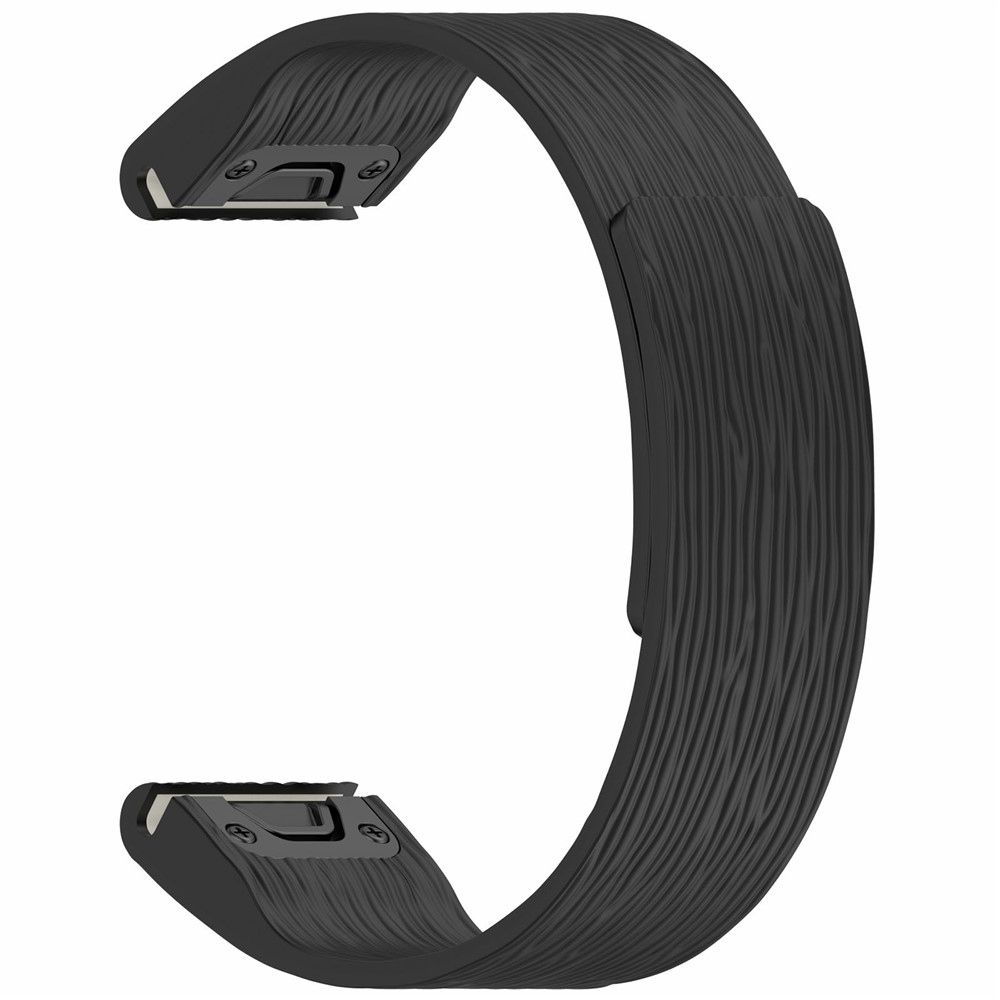 Pins szilikon karkötő a Garmin Fenix 8 Pro 47 mm-es/Fenix 8 47 mm-es modellekhez – fekete